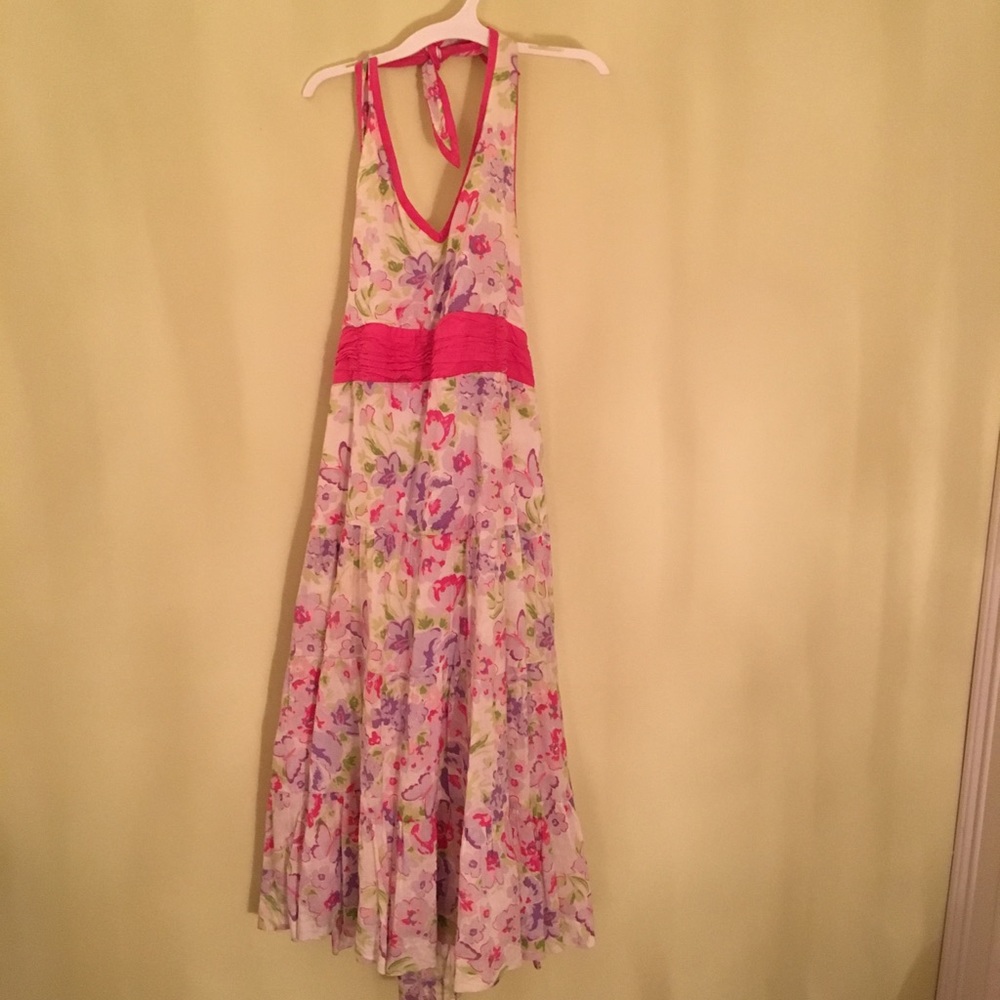 Girls floral and butterfly spring/summer dress